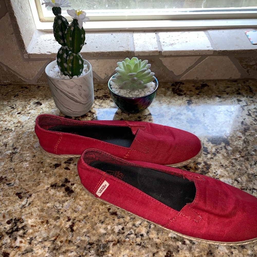 Vans slip ons